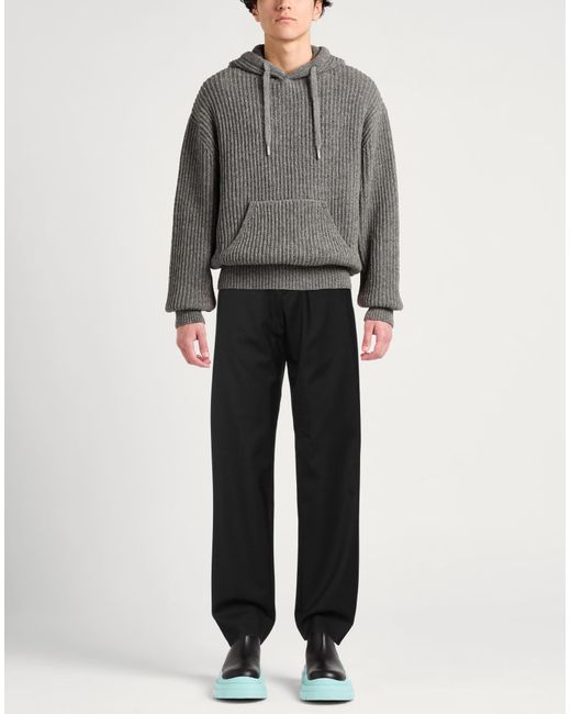 Marni Black Virgin Wool Tailored Straight-Leg Pants for men