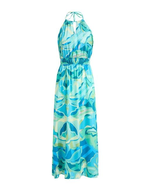 Rebel Queen Blue Maxi Dress Polyester