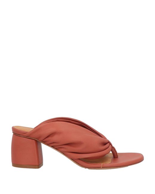 Forte_forte Red Thong Sandals