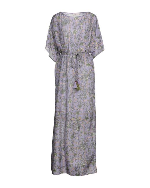 Tory Burch Gray Maxi-Kleid