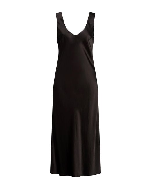 Gentry Portofino Black Maxi Dress Viscose, Wool