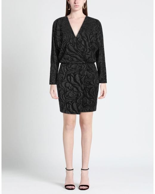 ALESSIA SANTI Black Mini Dress Polyester