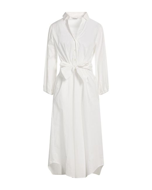Caliban White Midi Dresses