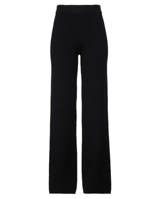 Max Mara Black Pants Viscose, Polyester