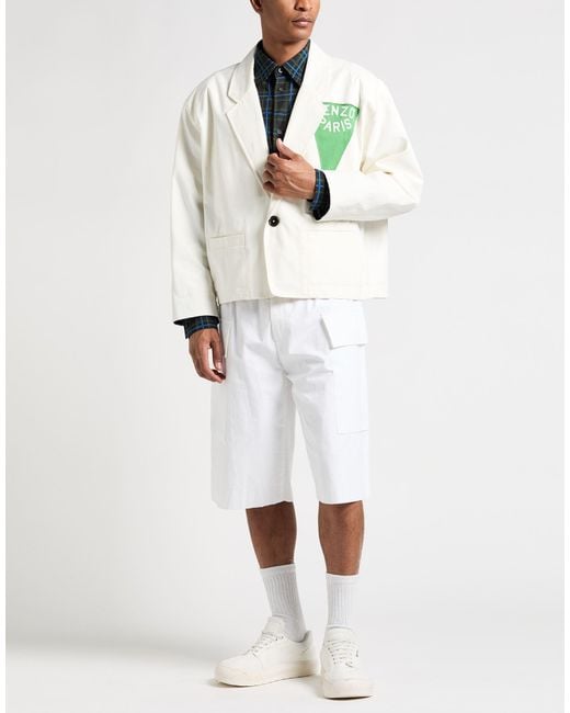 KENZO Natural Jacket Cotton for men