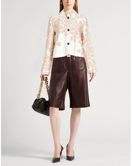 Liviana Conti White Blazer Viscose, Polyamide, Elastane