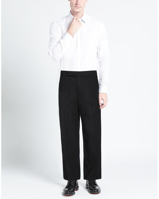 SAPIO Black Pants Wool for men