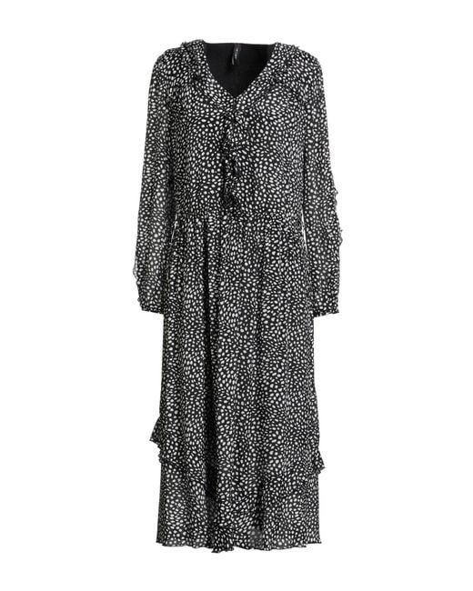 Marc Cain Gray Midi-Kleid