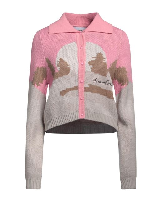 House Of Sunny Pink Cardigan