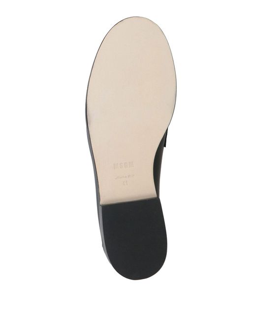 MSGM Black Loafer for men