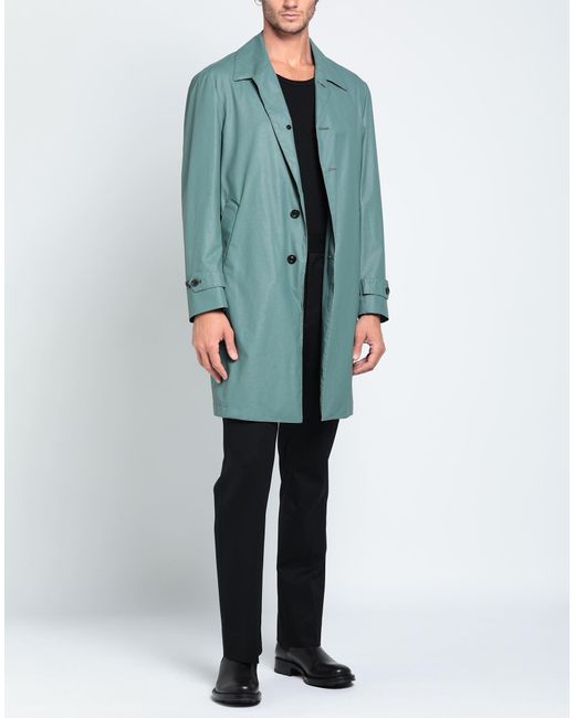 Boglioli Blue Overcoat & Trench Coat for men
