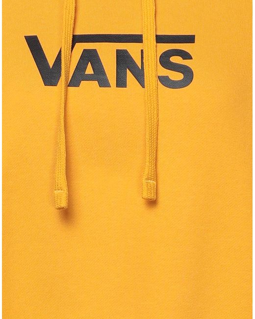 Vans Sweatshirt in Yellow | Lyst