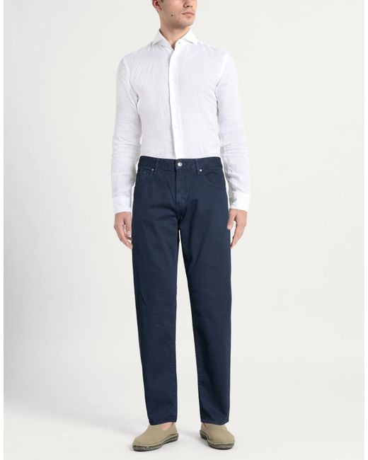 ARMANI EXCHANGE Blue Pants Cotton for men