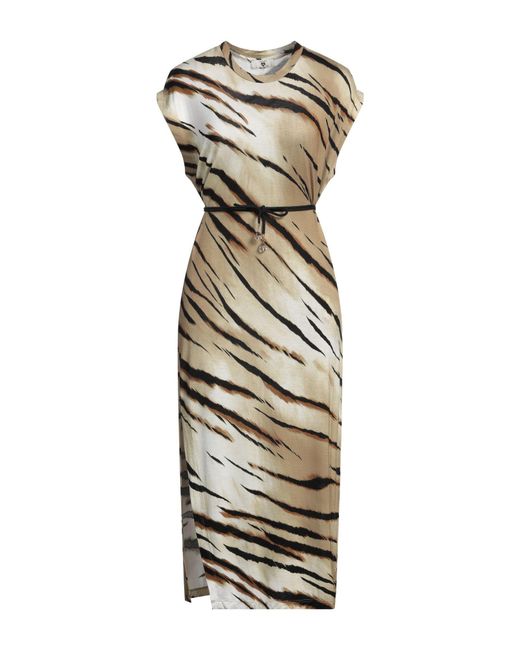 Twinset Metallic Midi Dress