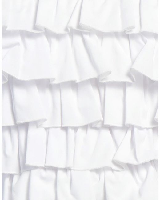 THE M.. White The Top Cotton, Elastane