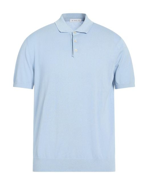 Manuel Ritz Blue Sweater Cotton for men