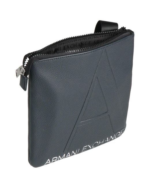 ARMANI EXCHANGE Black Cross-Body Bag Polyester for men