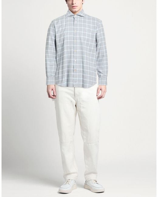Alessandro Gherardi Blue Shirts for men