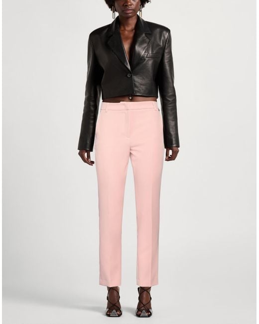 Liu Jo Pink Better Pants Polyester, Elastane