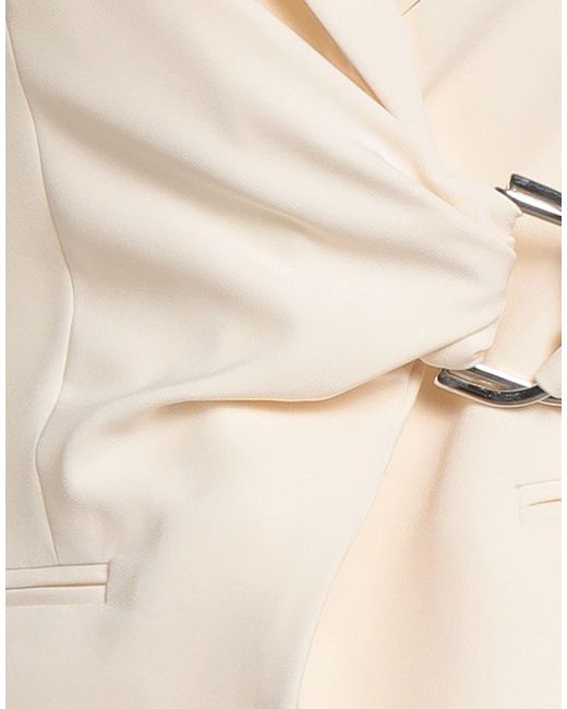 Liu Jo Natural Blazer Polyester, Elastane