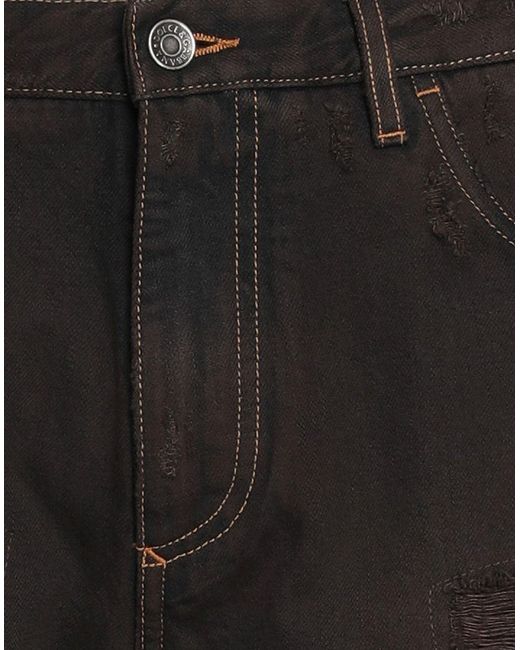 Dolce & Gabbana Gray Dark Jeans Cotton, Calfskin for men