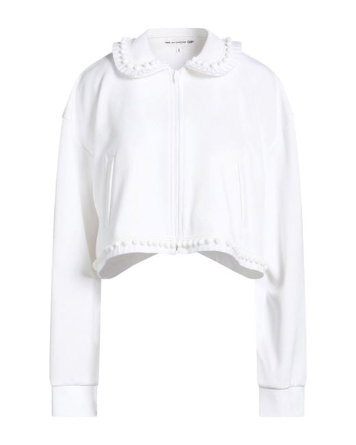 Comme des Garçons White Jacket Polyester