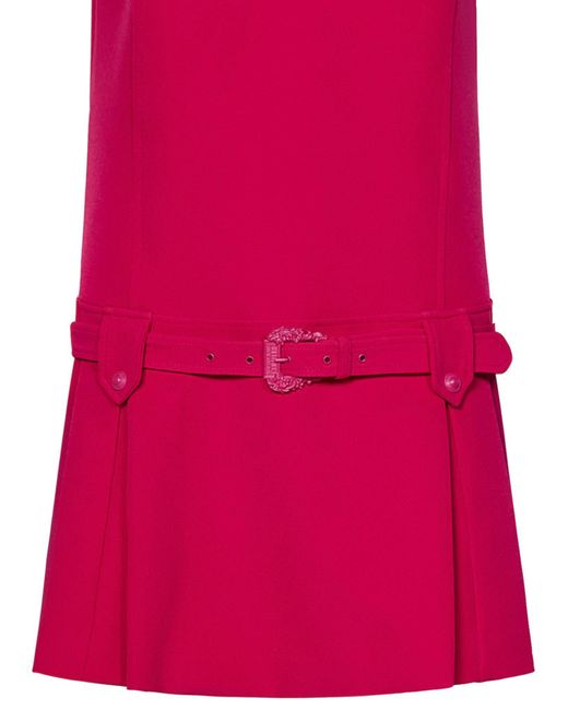 Robe courte Versace en coloris Pink