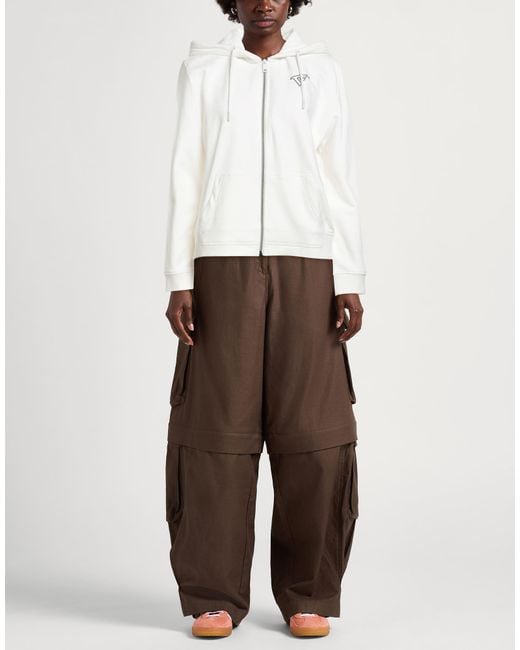 Fred Mello White Sweatshirt Cotton