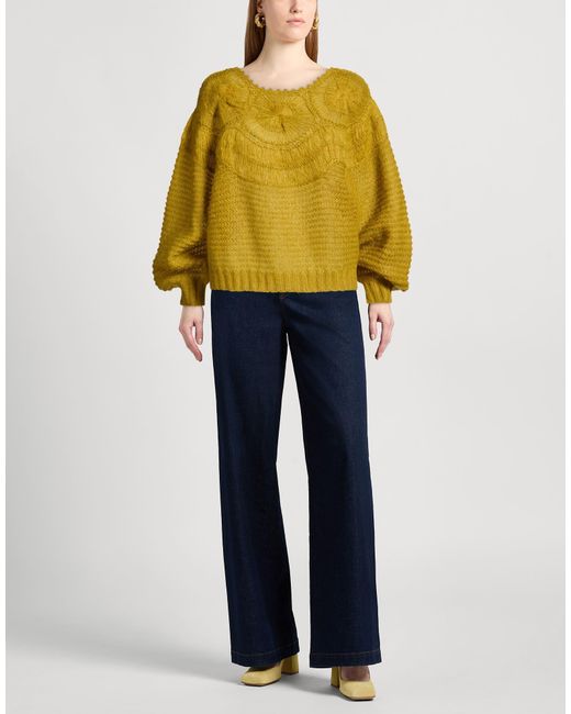 Pullover Alberta Ferretti de color Yellow