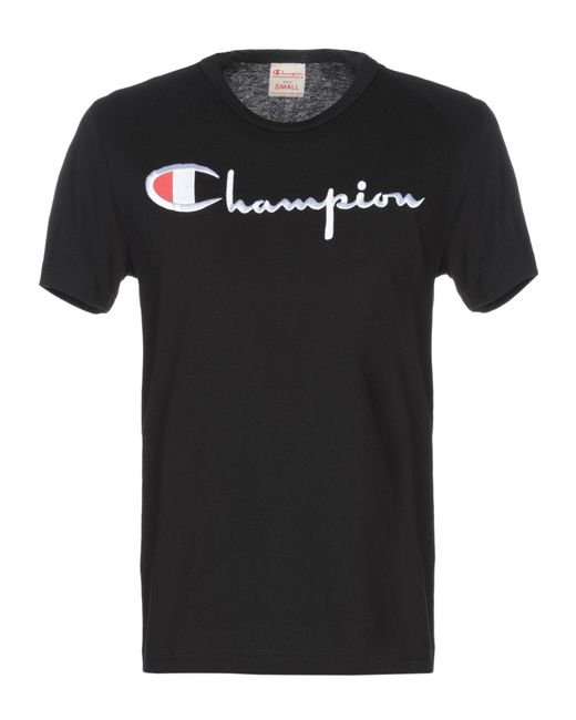Champion Black Logo T-shirt for men