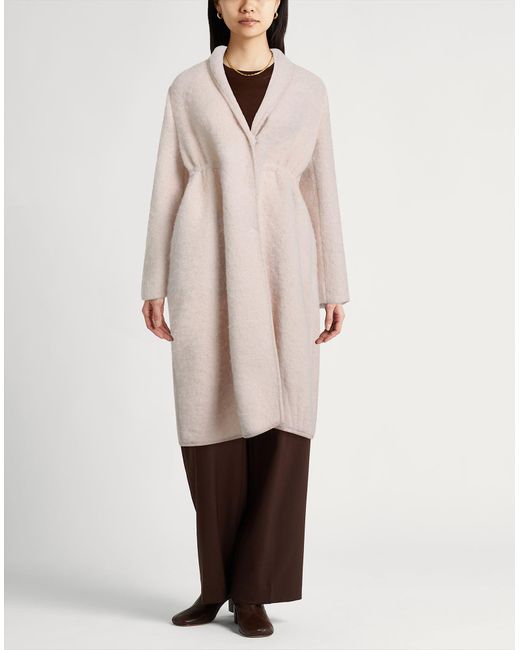 Gentry Portofino Natural Coat Alpaca Wool, Virgin Wool, Polyamide