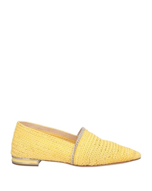 Casadei Yellow Loafers