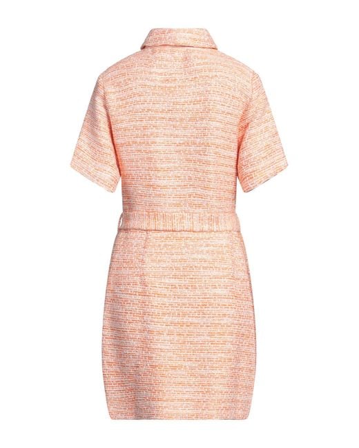 Karl Lagerfeld Pink Mini Dress Polyester, Cotton, Acrylic