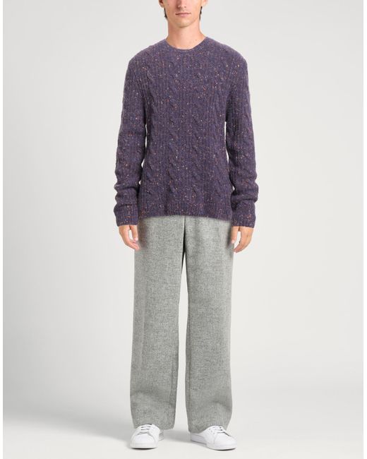 Gant Purple Sweater Merino Wool, Polyamide, Viscose for men