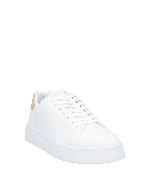 ARMANI EXCHANGE White Trainers