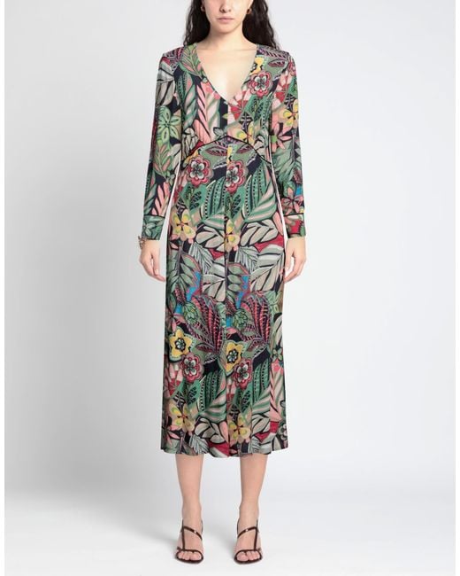 Diana Gallesi White Midi Dress Viscose