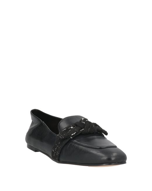 Stuart Weitzman Black Mokassin