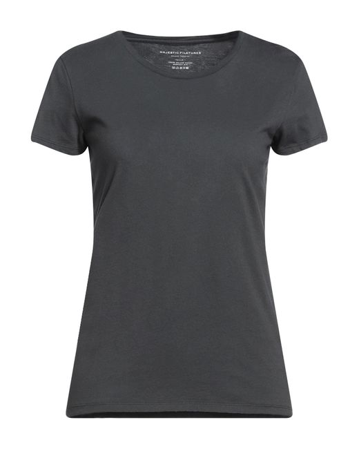 T-shirt Majestic Filatures en coloris Black