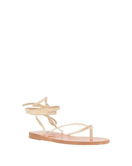 Ancient Greek Sandals Natural Thong Sandal Leather