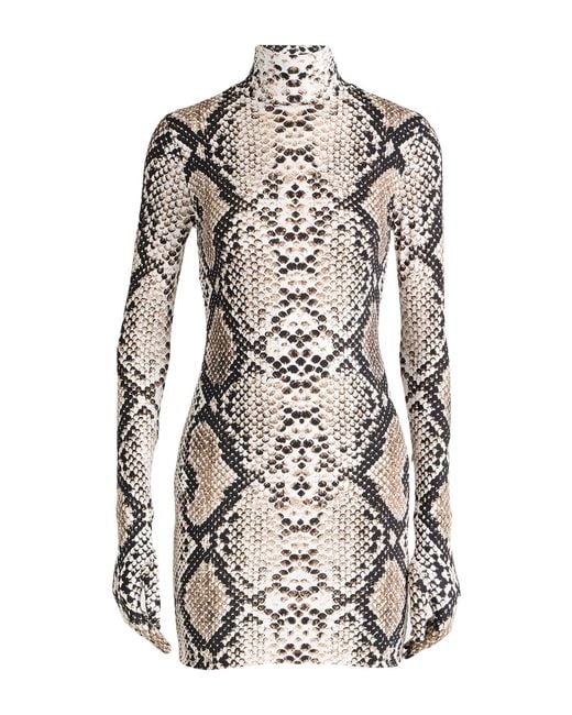 Vetements White Mini Dress Polyamide, Elastane