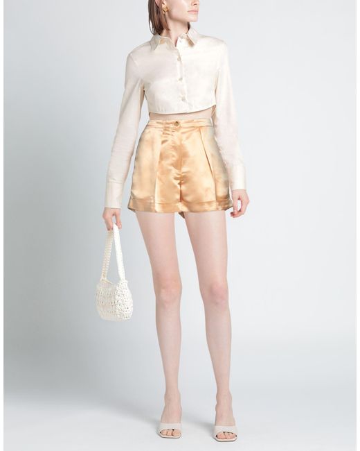 Acne Natural Shorts & Bermuda Shorts
