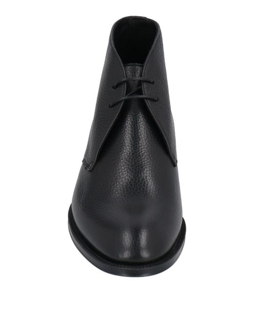 Doucal's Black Ankle Boots for men