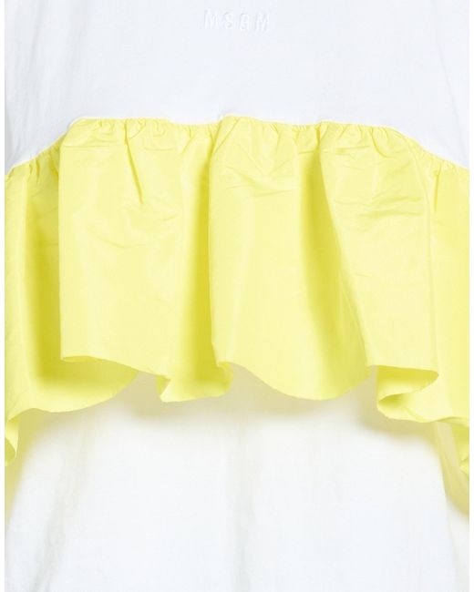 MSGM White T-Shirts