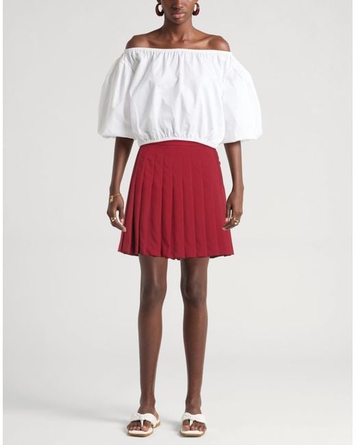 Ottod'Ame Red Mini Skirt