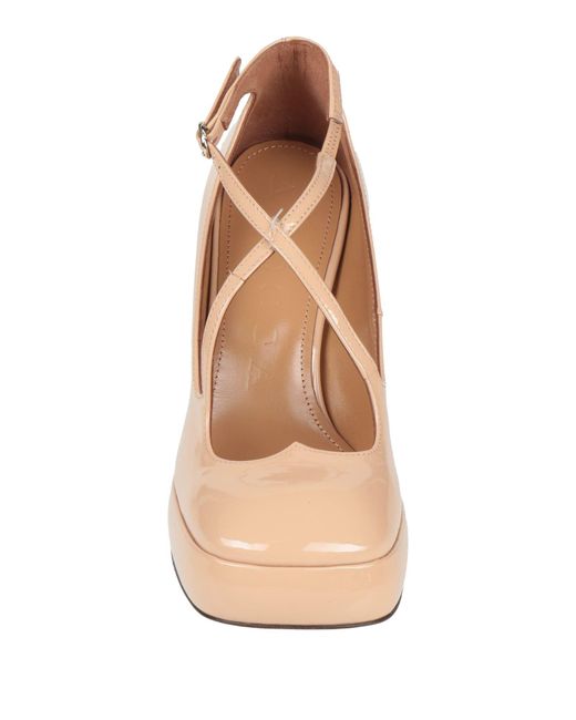 A.Bocca Natural Pumps Leather