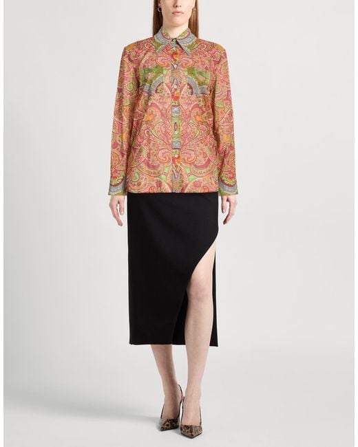 Valentino Garavani Orange Shirt Cotton
