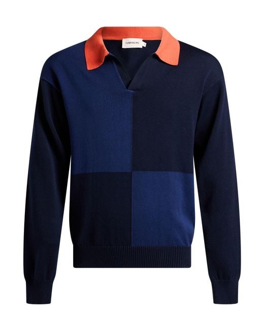 Thinking Mu Blue Midnight Sweater Organic Cotton for men