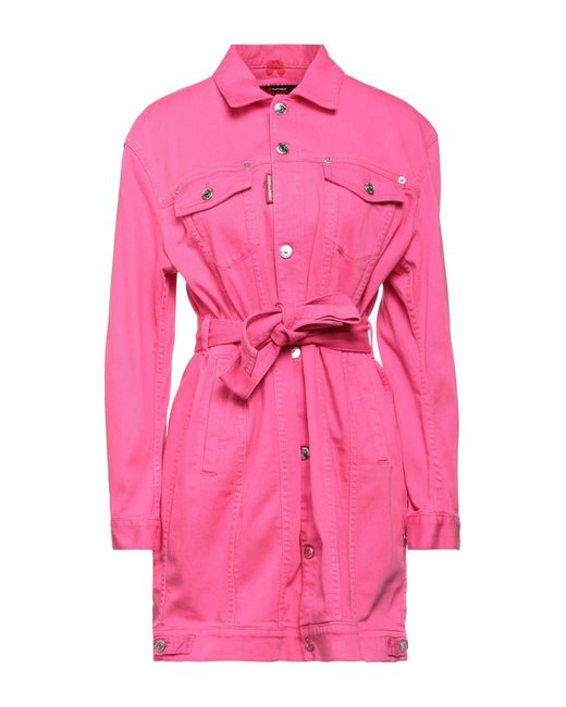 DSquared² Pink Denim Outerwear