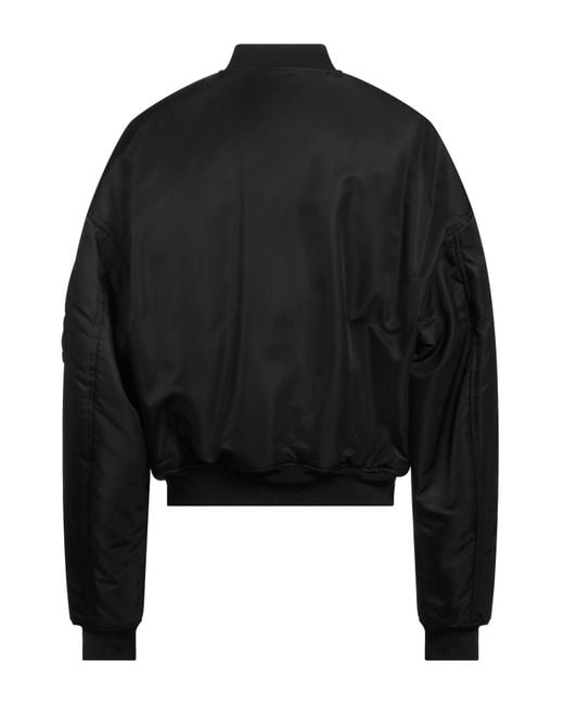 DSquared² Black Jacket Polyamide, Polyurethane for men