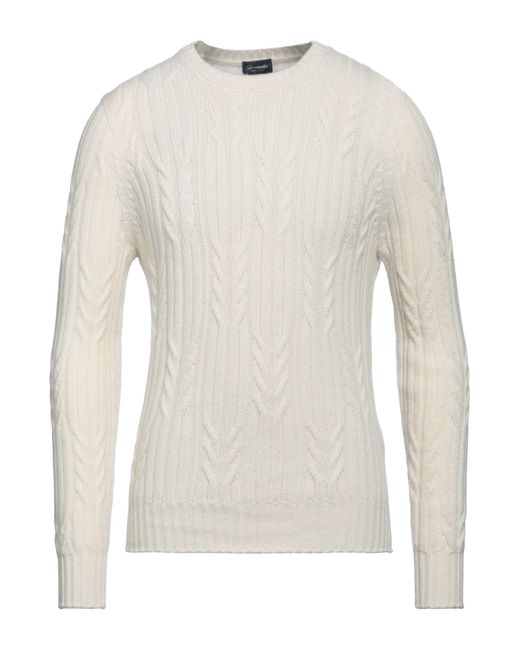 Drumohr White Sweater for men